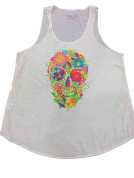 Calavera floral blanca - de947-img529.jpg