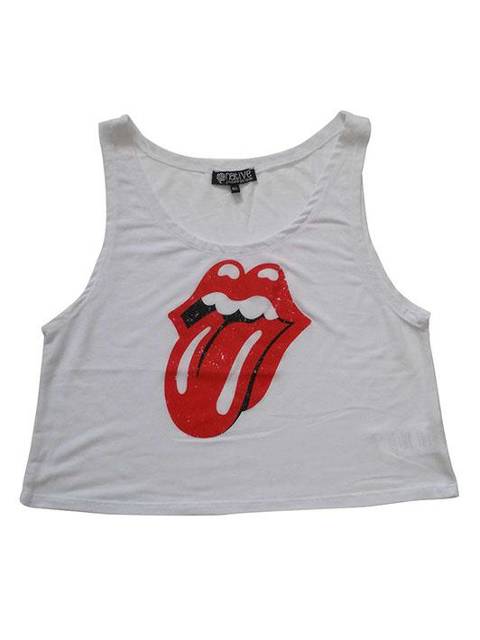 Rolling Stones lengua blanca